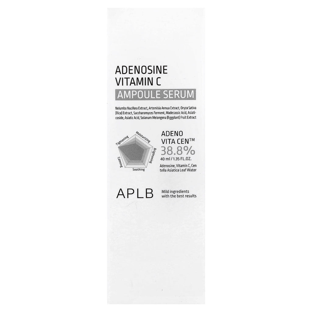 APLB, Adenosine Vitamin C Ampoule Serum, 1.35 fl oz (40 ml)