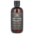 M3 Naturals, Sore Muscle Massage Oil, Sweet Orange & Vanilla, 8 fl oz (240 ml)