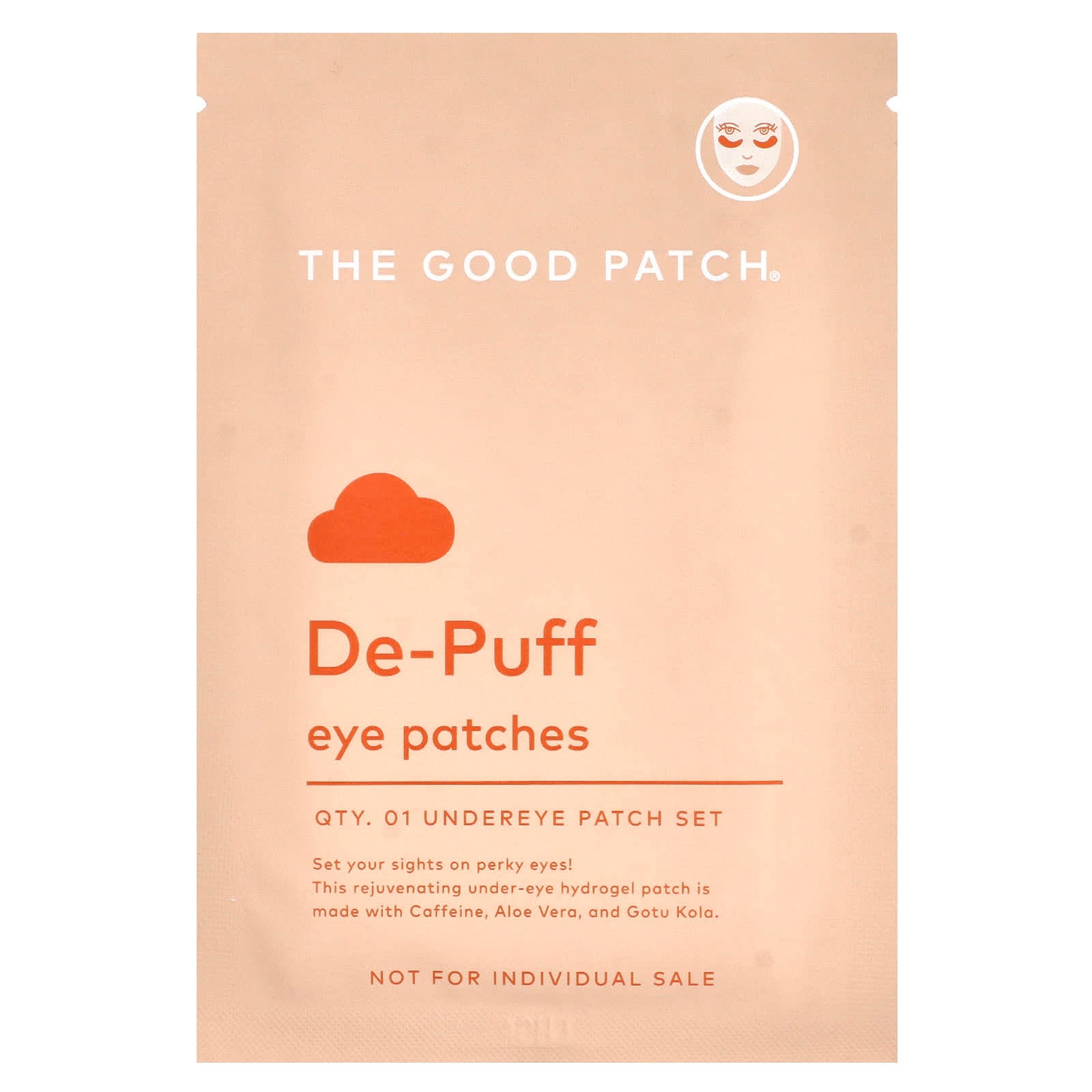 The Good Patch, De-Puff Eye Patches , 3 Patch Sets