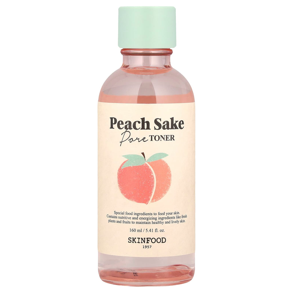 SKINFOOD, Peach Sake Pore Toner, 5.41 fl oz (160 ml)