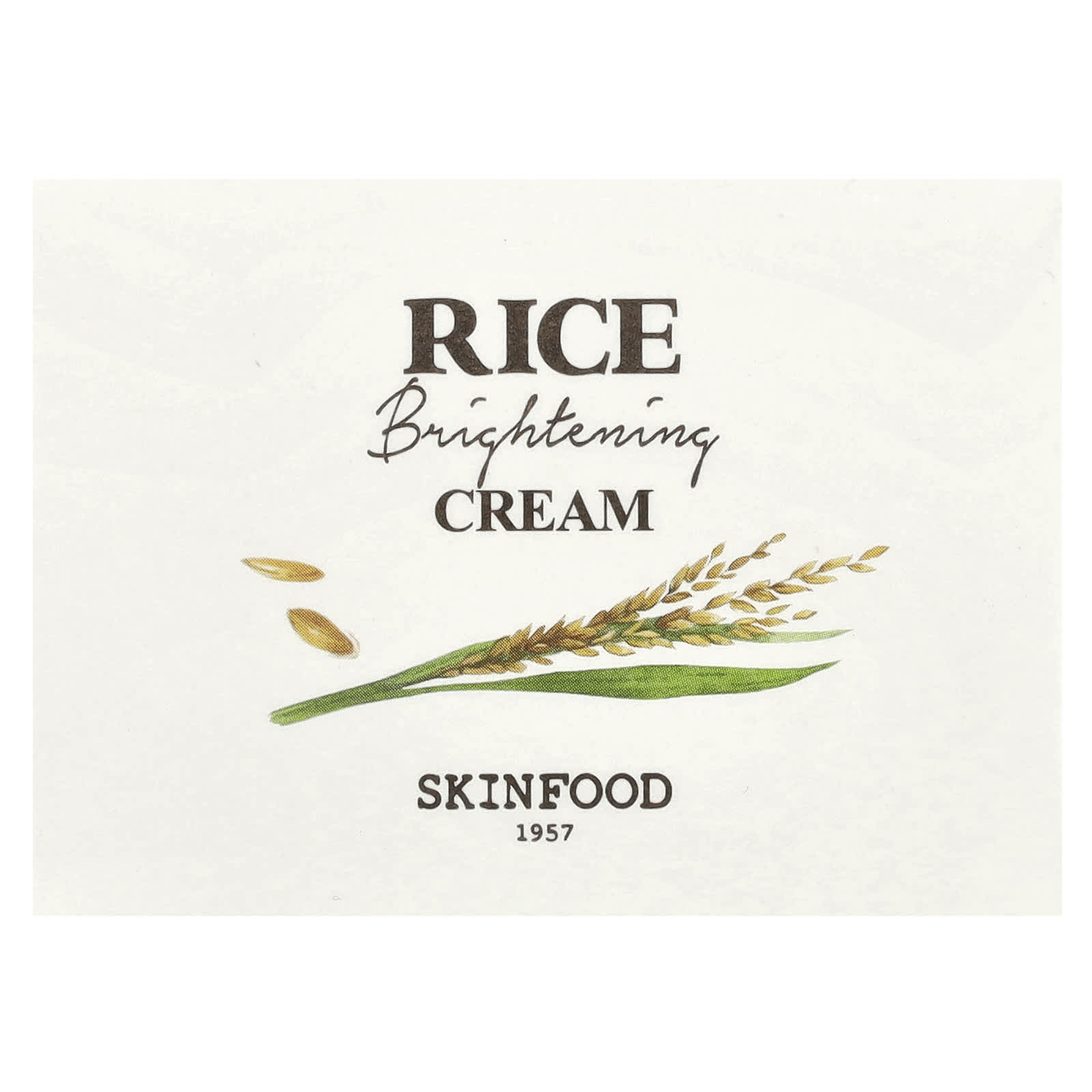 SKINFOOD, Rice Brightening Cream, 2.02 fl oz (60 ml)