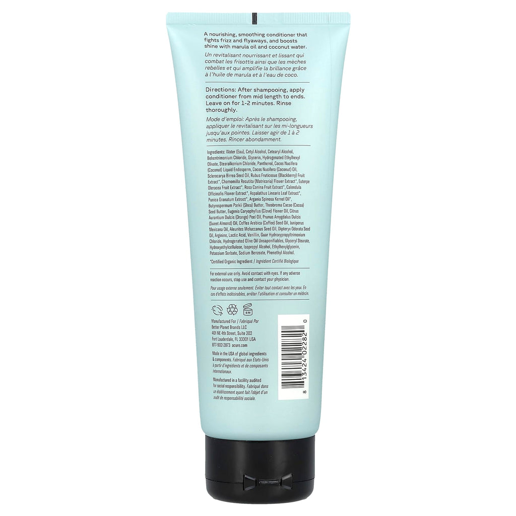 ACURE, Simply Smoothing Conditioner, Coconut Water & Marula Oil, 8 fl oz (236 ml)