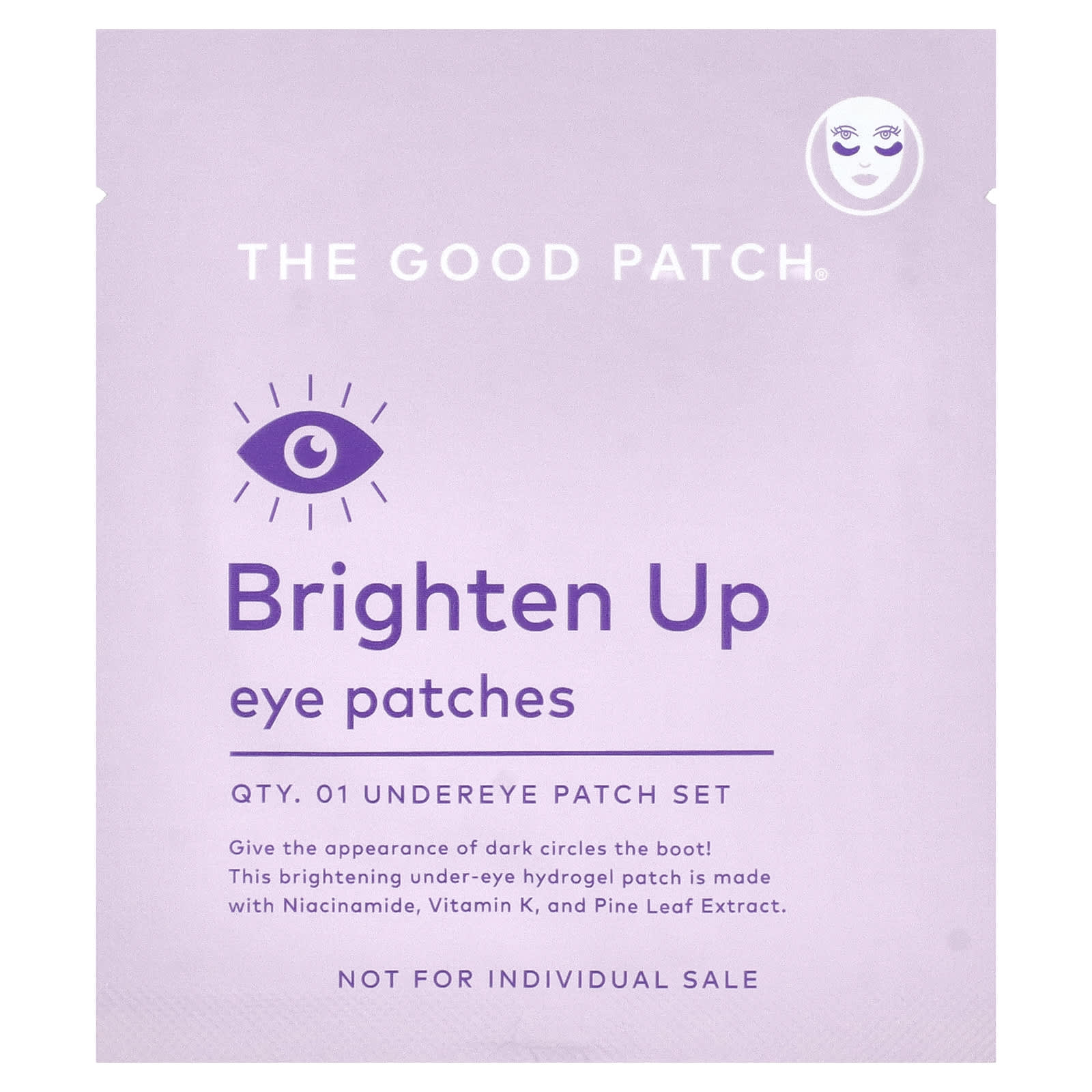 The Good Patch, Brighten Up Eye Patches , 3 Patch Sets