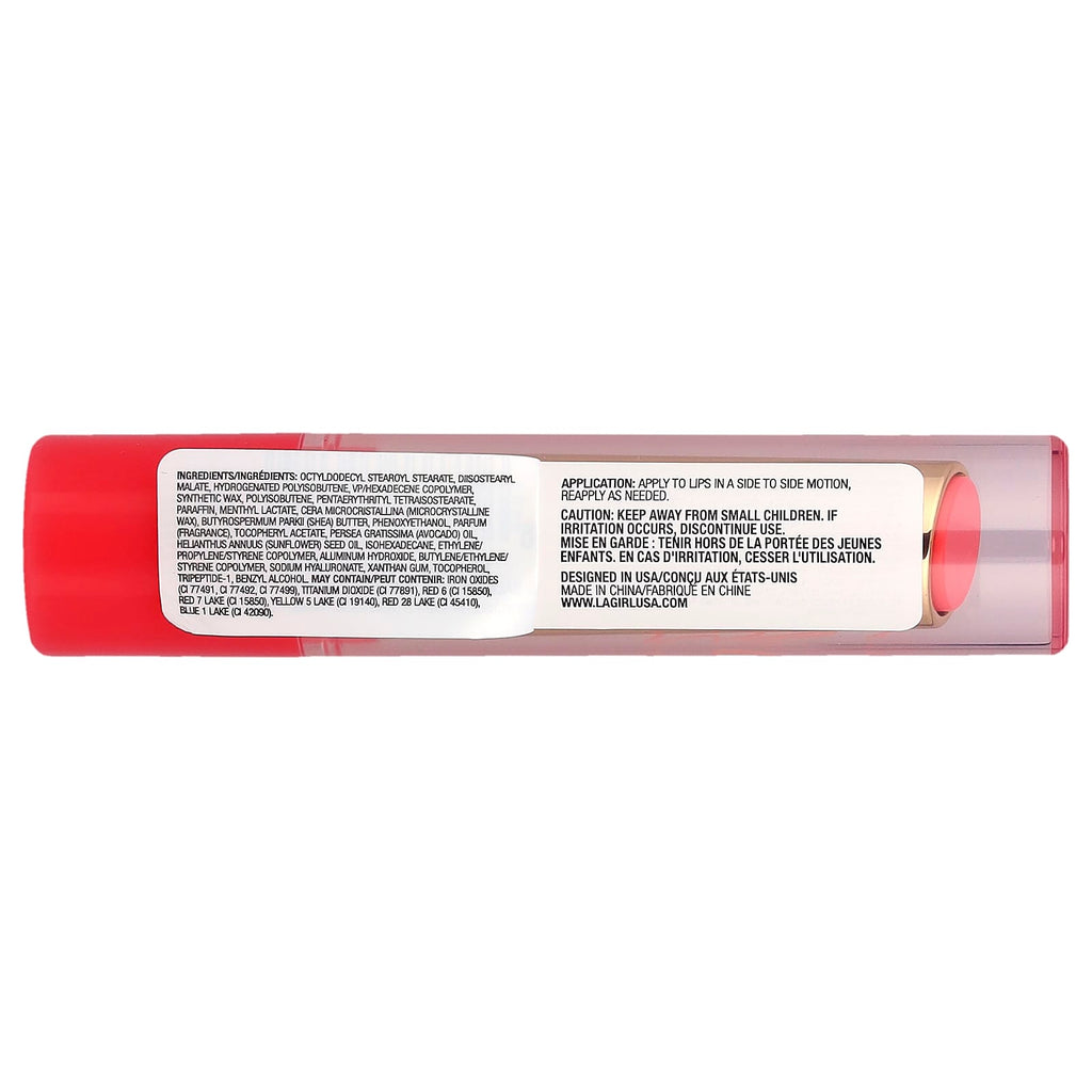 L.A. Girl, Sheer Tint, Lip Balm, GLC601 Sheer Pink, 0.07 oz (2 g)