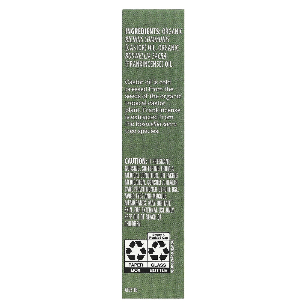 Aura Cacia, Roll-On, Castor & Frankincense, 0.31 fl oz (9.2 ml)
