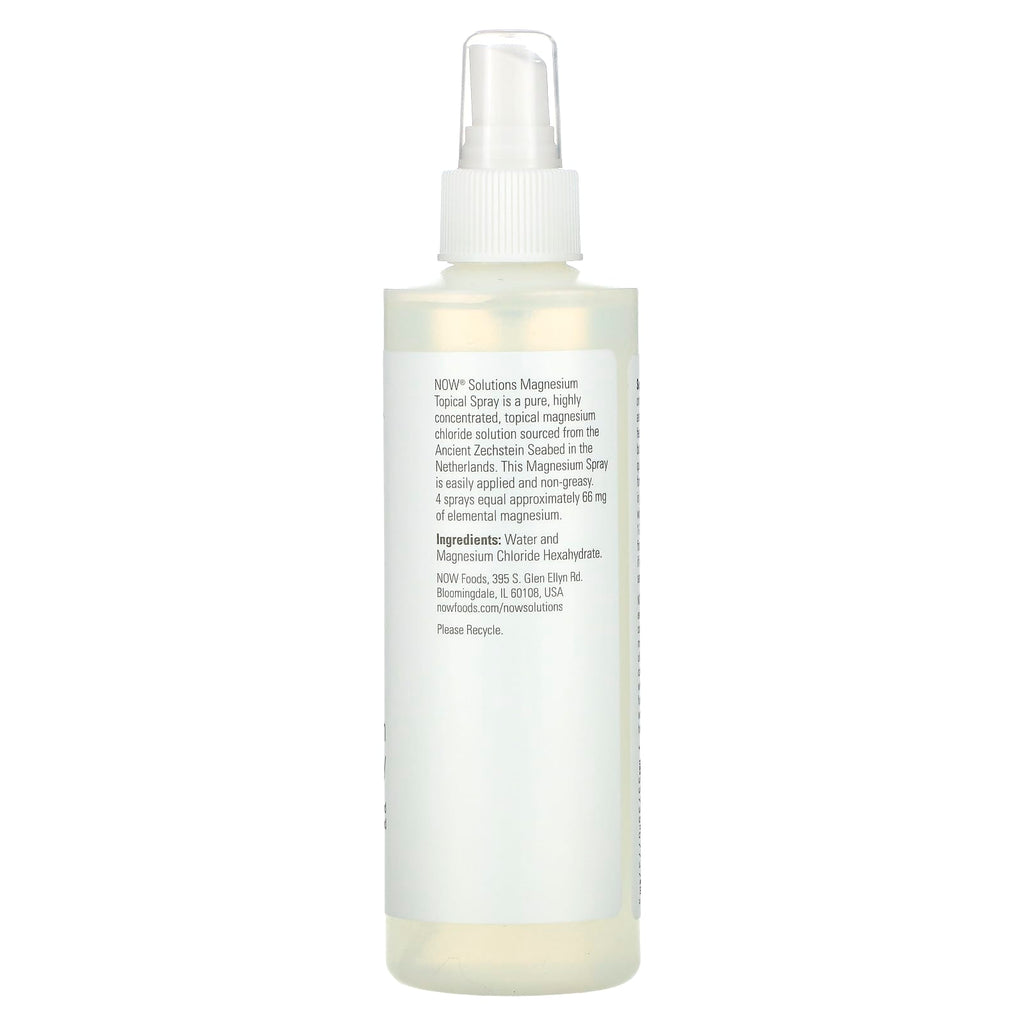 NOW Foods, Magnesium Topical Spray, 8 fl oz (237 ml)