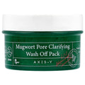 Axis-Y, Mugwort Pore Clarifying Wash Off Pack, 3.38 fl oz (100 ml)