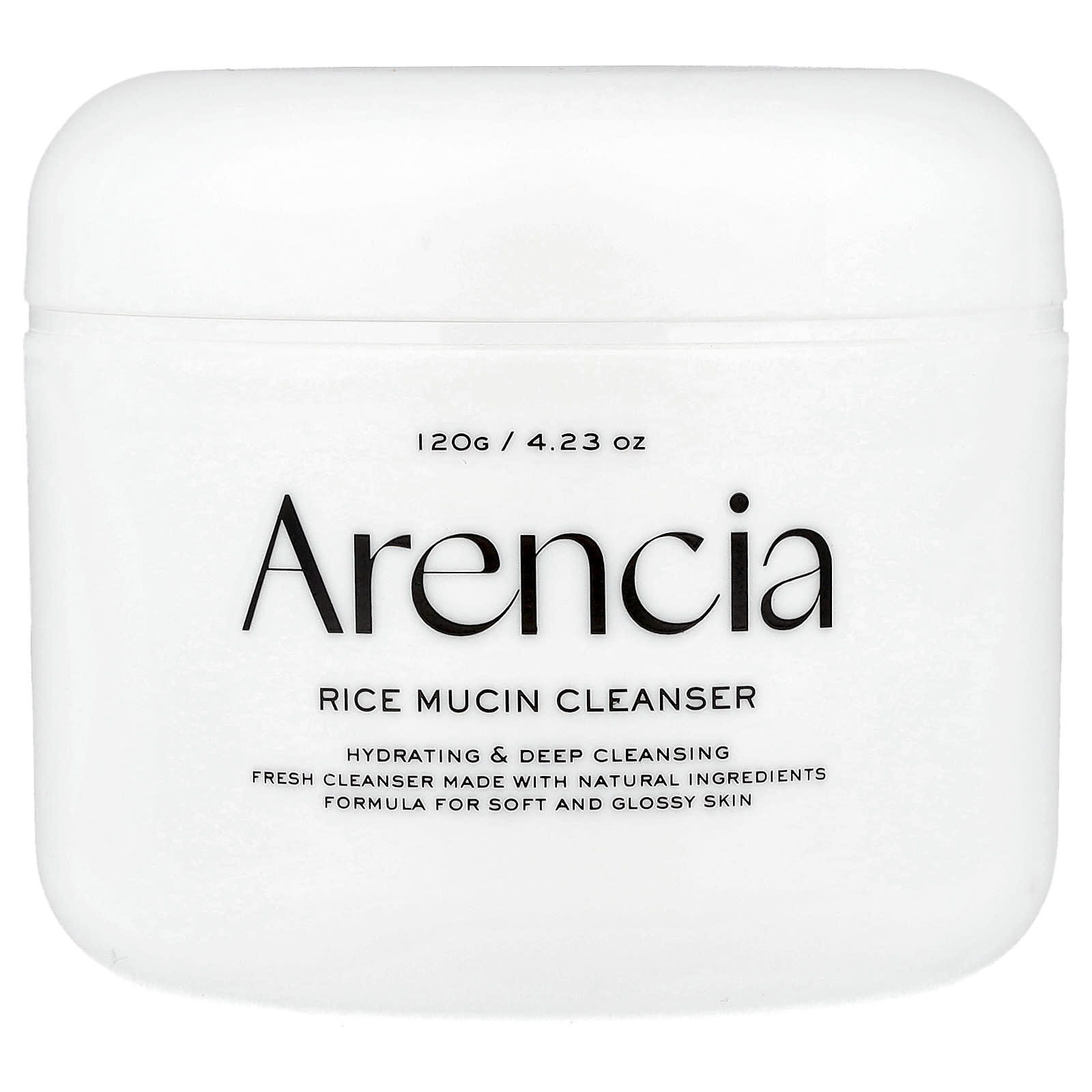 Arencia, Rice Mucin Cleanser, 4.23 oz (120 g)