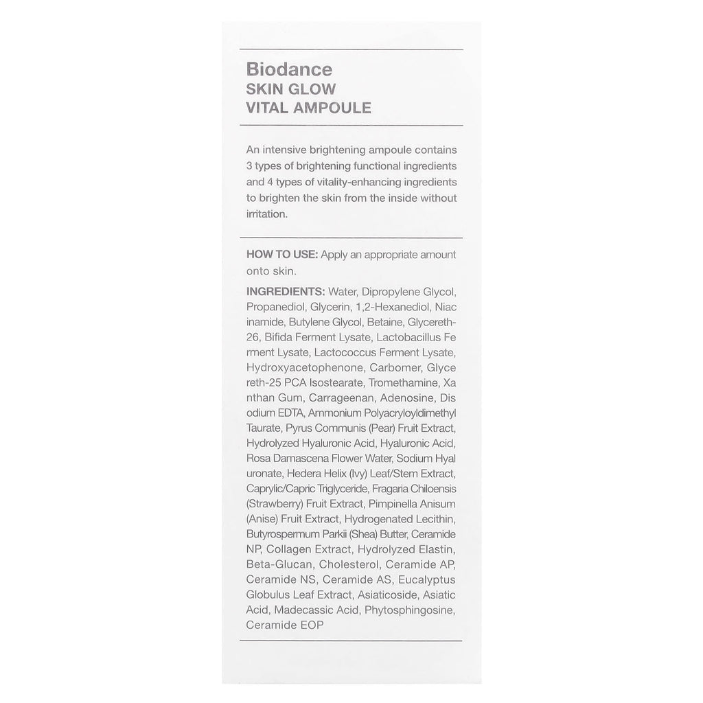 Biodance, Skin Glow Vital Ampoule , 1.69 fl oz (50 ml)