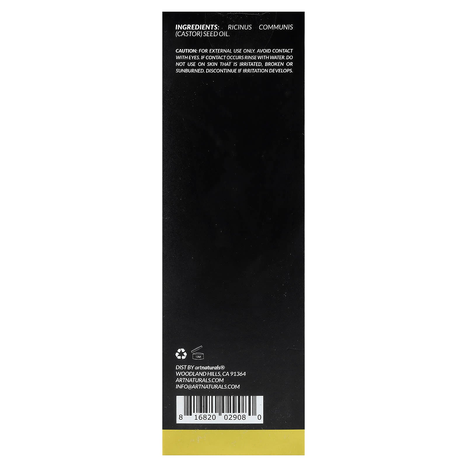 artnaturals, Pure Castor Oil, 16 fl oz (473 ml)