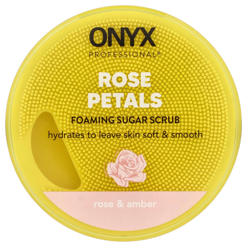 Onyx Professional, Rose Petals, Foaming Sugar Scrub, Rose & Amber, 16 oz (453 g)
