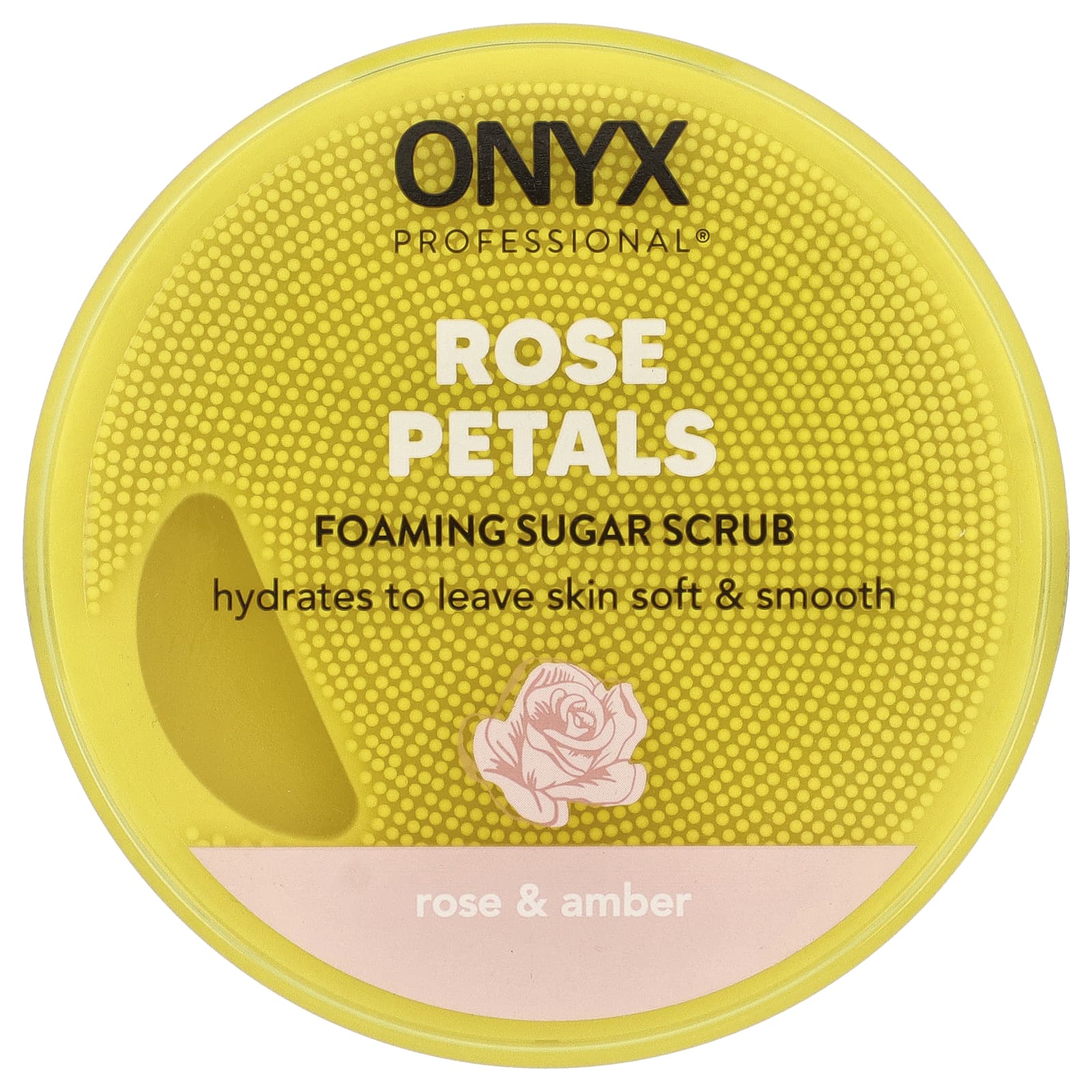 Onyx Professional, Rose Petals, Foaming Sugar Scrub, Rose & Amber, 16 oz (453 g)