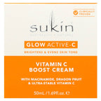 Sukin, Glow Active-C, Vitamin C Boost Cream , 1.69 fl oz (50 ml)