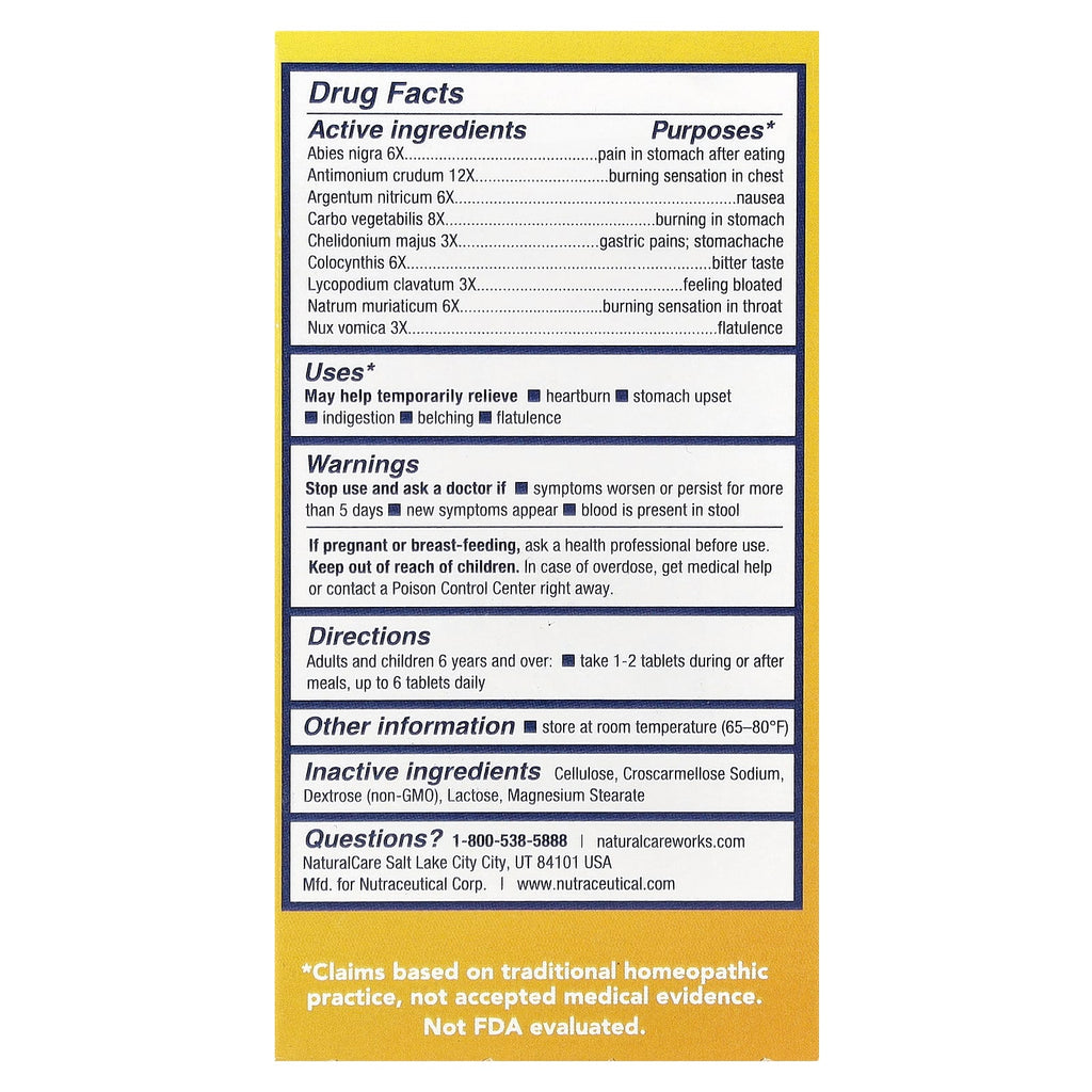 NaturalCare, RefluxAway, 60 Tablets 