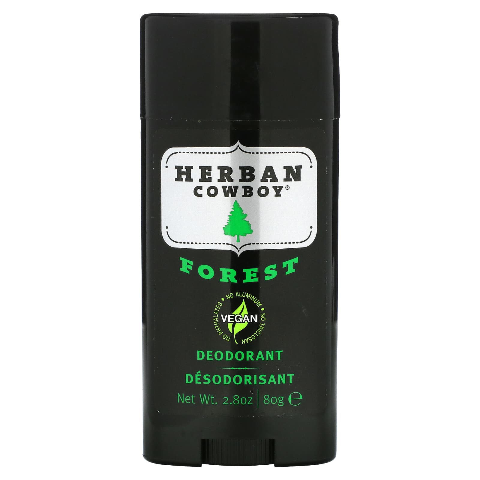 Herban Cowboy, Deodorant, Forest, 2.8 oz (80 g)