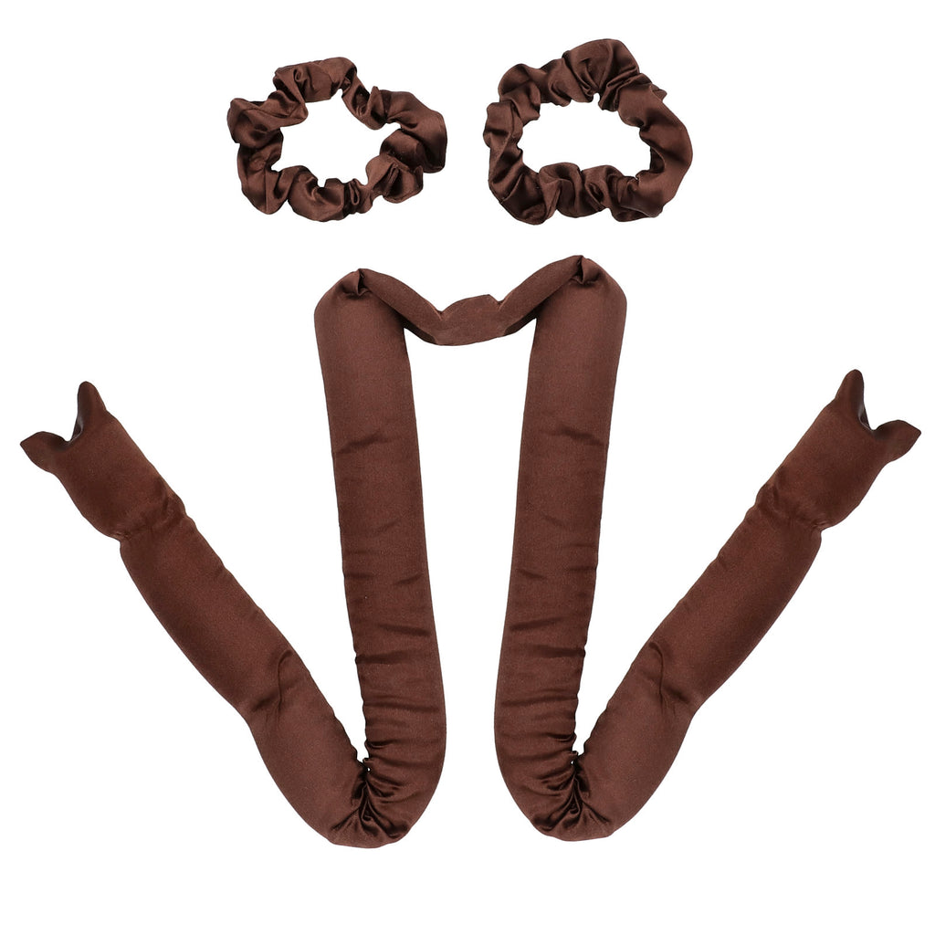 Kitsch, The Satin Heatless Curling Set, Extra Large, Chocolate, 1 Set