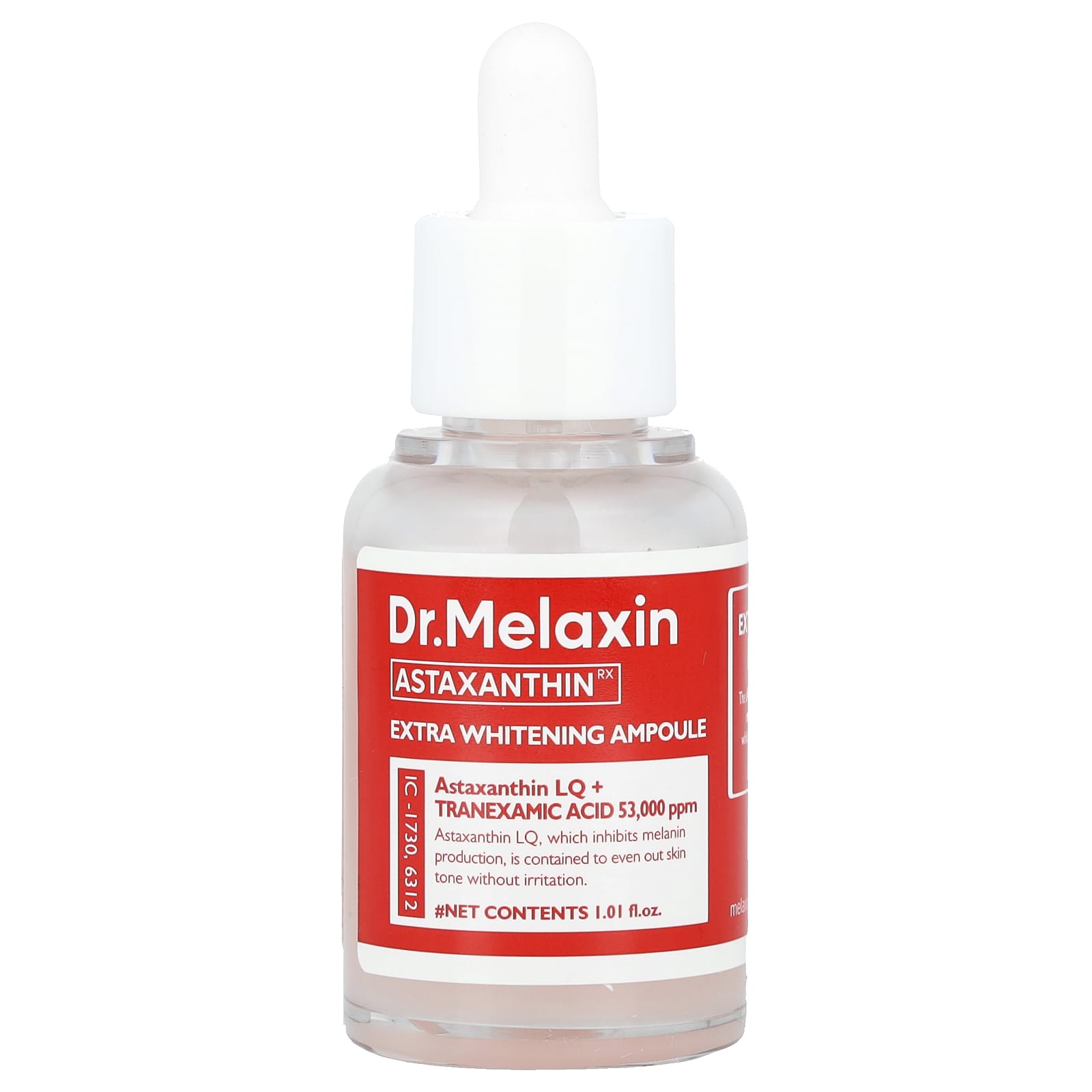 Dr.Melaxin, AstaxanthinRX, Extra Whitening Ampoule, 1.01 fl oz (30 ml)