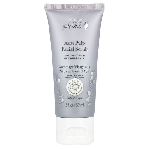 100% PURE, Acai Pulp Facial Scrub, 2 fl oz (59 ml)