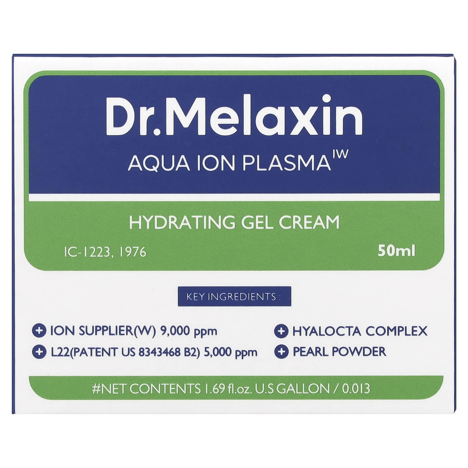 Dr.Melaxin, Aqua Ion Plasma Hydrating Gel Cream, 1.69 fl oz (50 ml)
