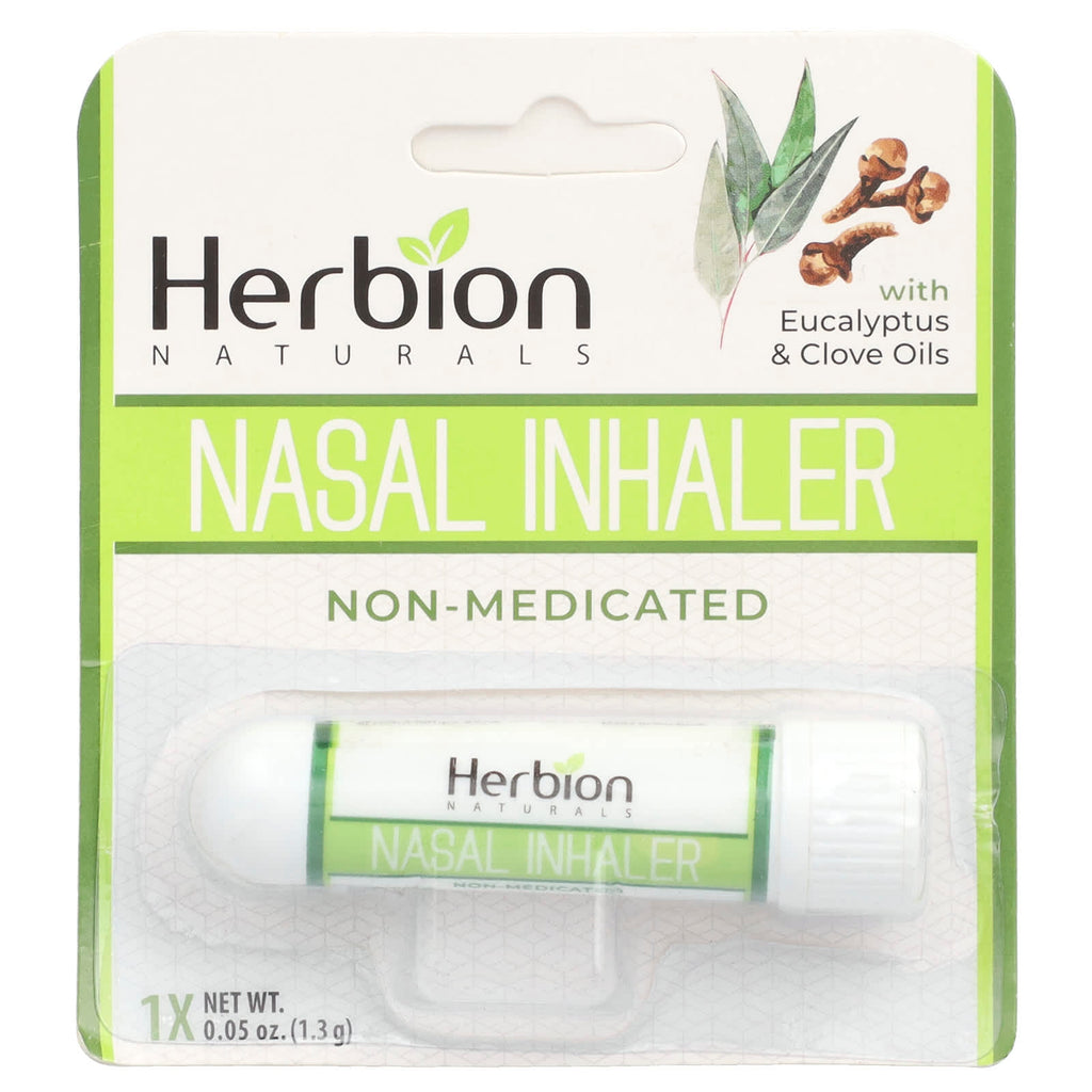 Herbion Naturals, Naturals, Nasal Inhaler, Non-Medicated , 0.05 oz (1.3 g)