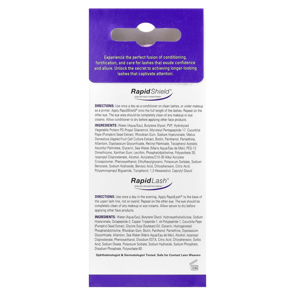 RapidLash, Around-The-Clock Lash Essentials, 2 Pieces