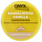 Onyx Professional, Sandalwood Vanilla, Foaming Sugar Scrub, Sandalwood & Warm Vanilla, 16 oz (453 g)