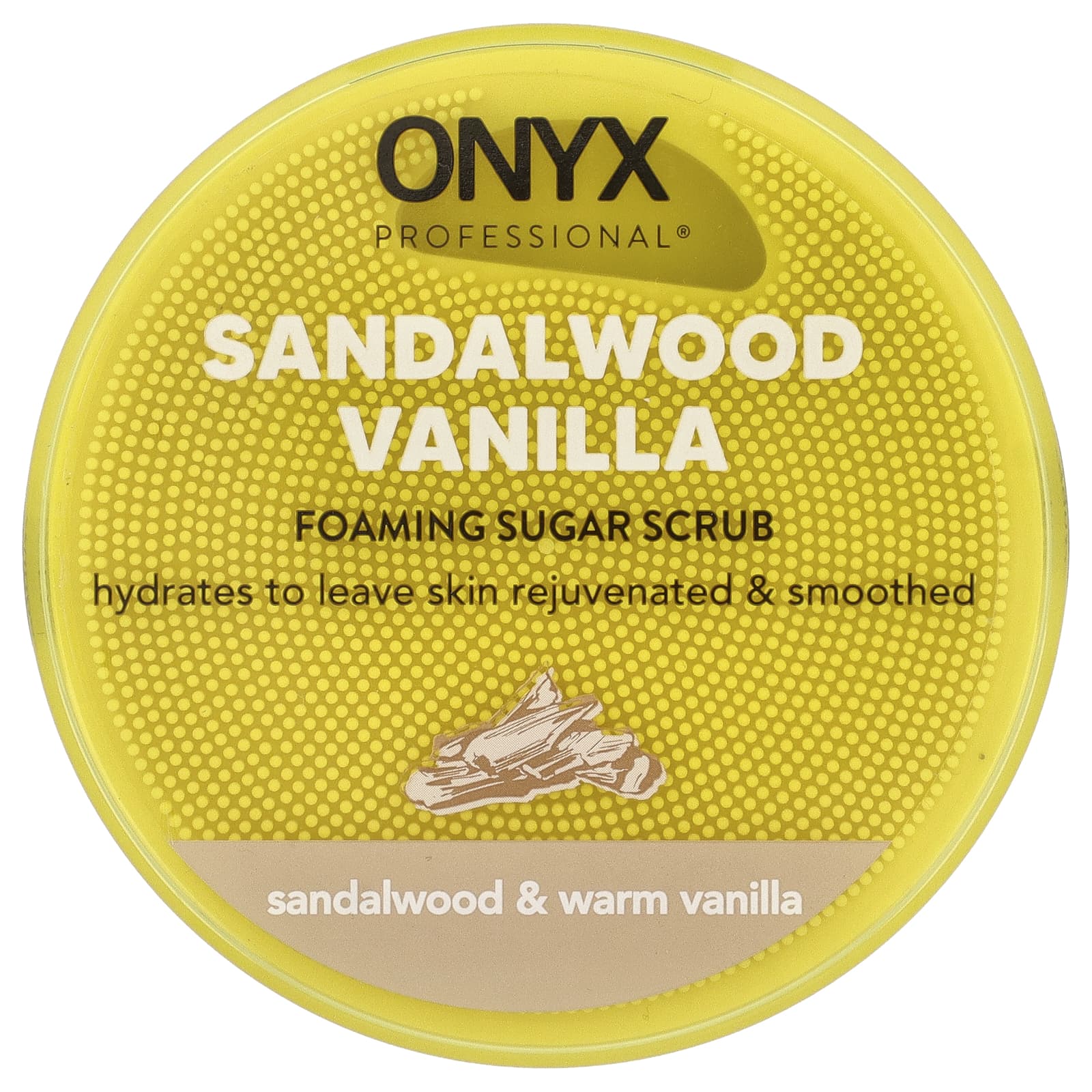 Onyx Professional, Sandalwood Vanilla, Foaming Sugar Scrub, Sandalwood & Warm Vanilla, 16 oz (453 g)