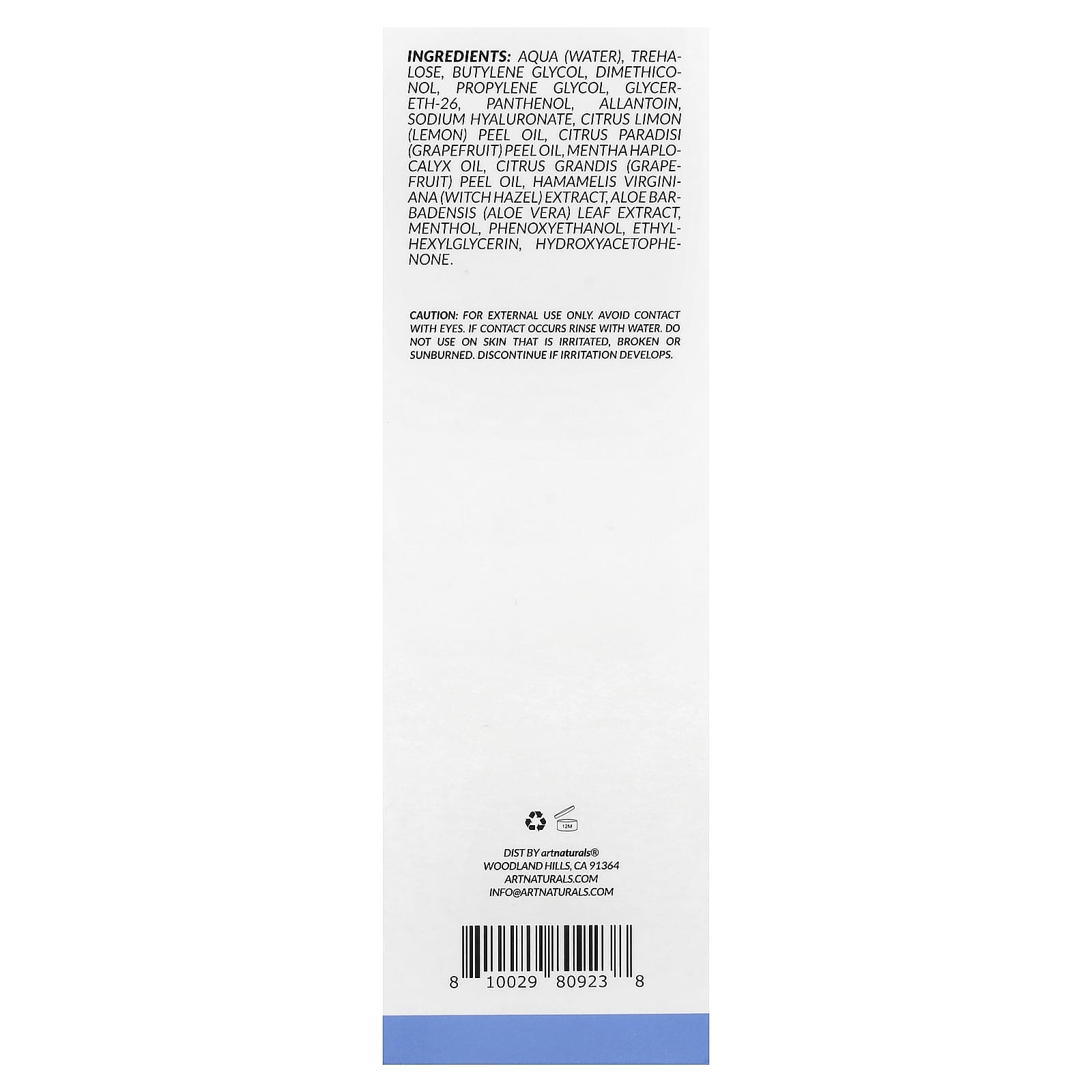 artnaturals, Ingrown Hair & Dark Spot Treatment, For All Skin Types, 8 fl oz (236 ml)