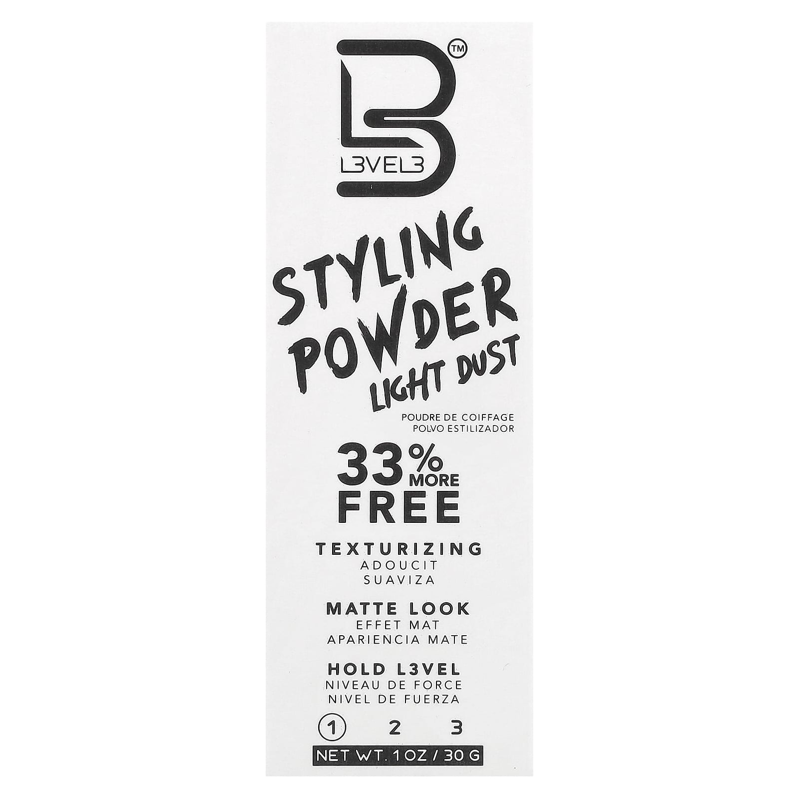 Level 3, Styling Powder, Light Dust, 1 oz (30 g)