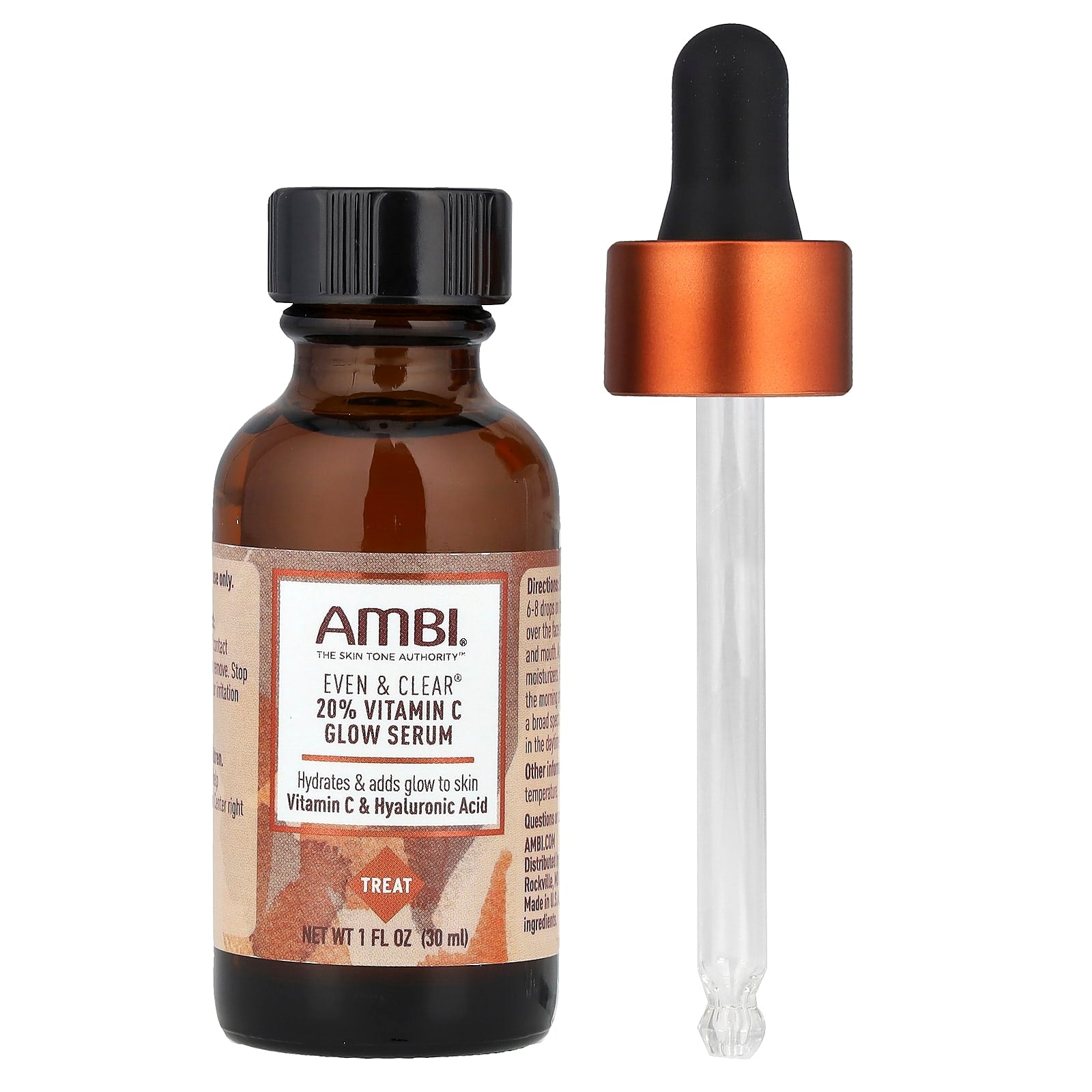 AMBI, Even & Clear®, 20% Vitamin C Glow Serum, 1 fl oz (30 ml)