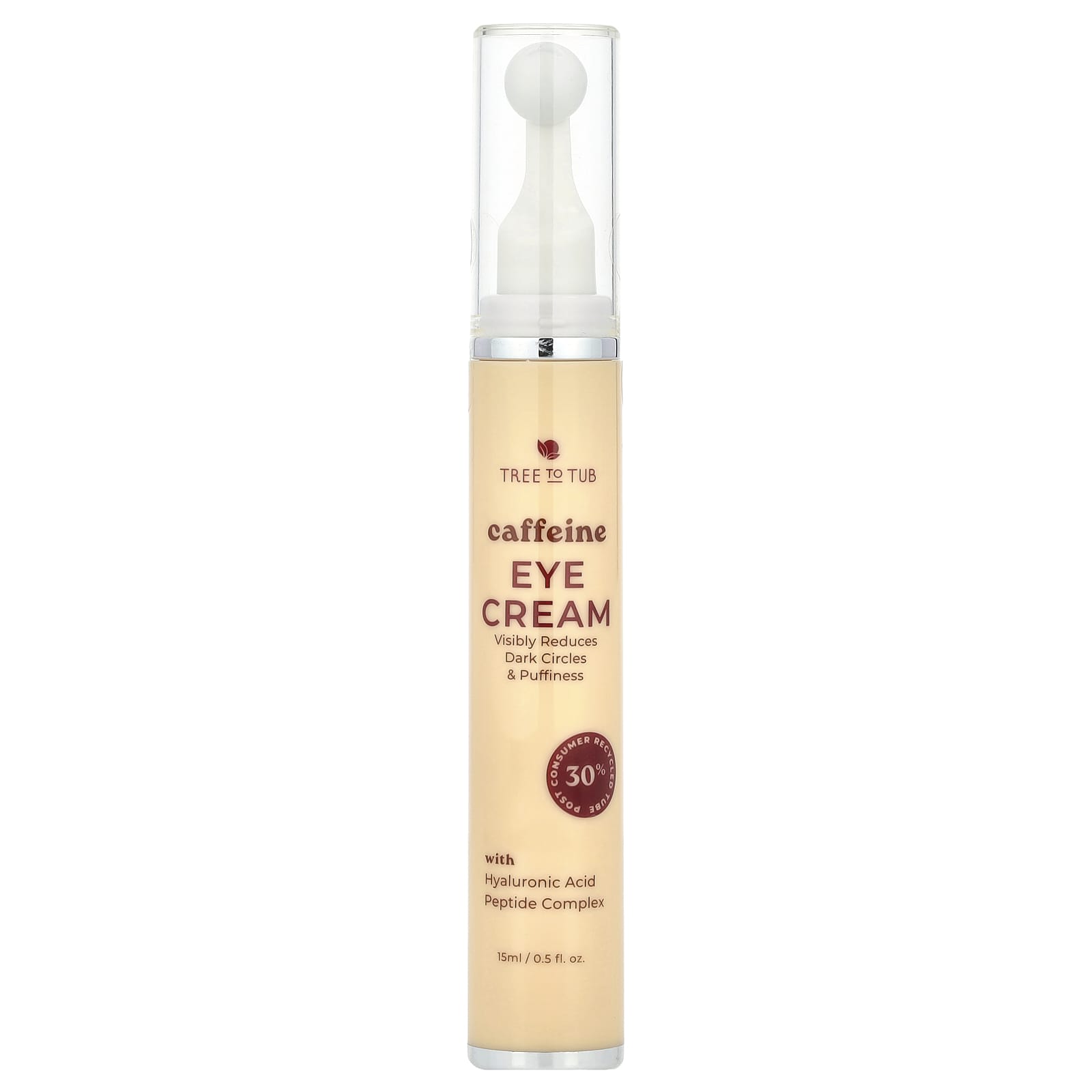Tree To Tub, Caffeine Eye Cream, 0.5 fl oz (15 ml)