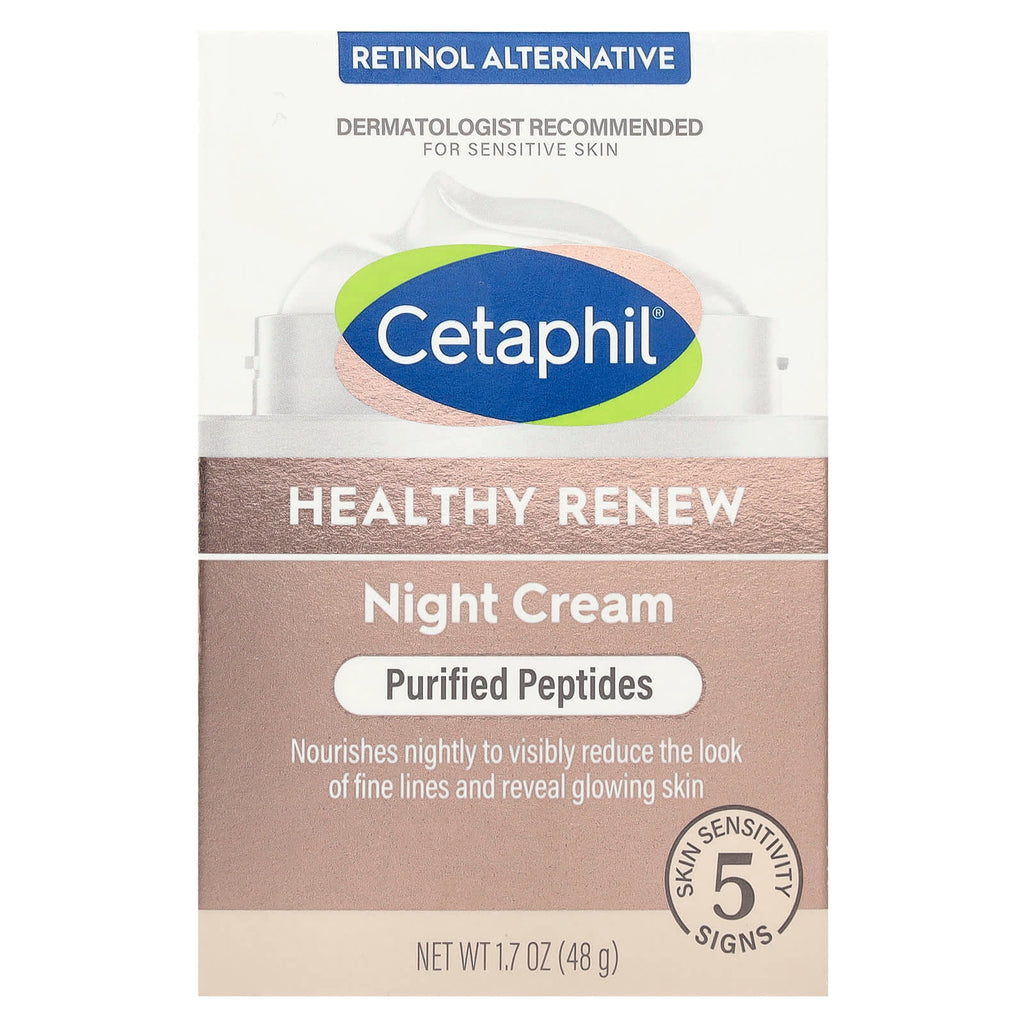 Cetaphil, Healthy Renew, Night Cream, Fragrance Free, 1.7 oz (48 g)