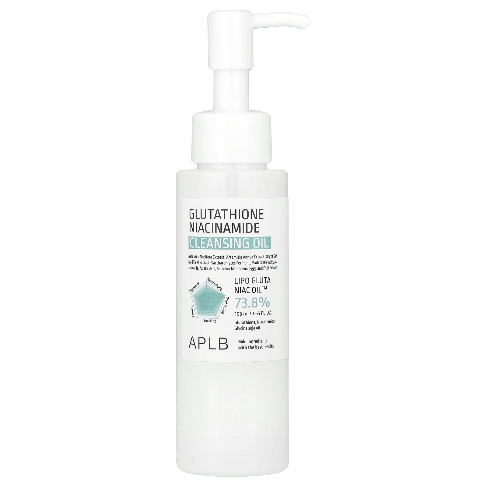 APLB, Glutathione Niacinamide, Cleansing Oil, 3.55 fl oz (105 ml)