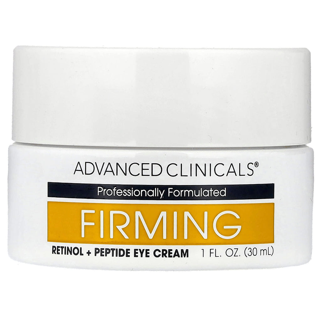 Advanced Clinicals, Firming Retinol + Peptide Eye Cream, 1 fl oz (30 ml)