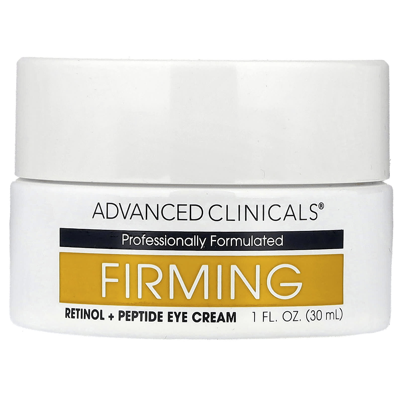 Advanced Clinicals, Firming Retinol + Peptide Eye Cream, 1 fl oz (30 ml)