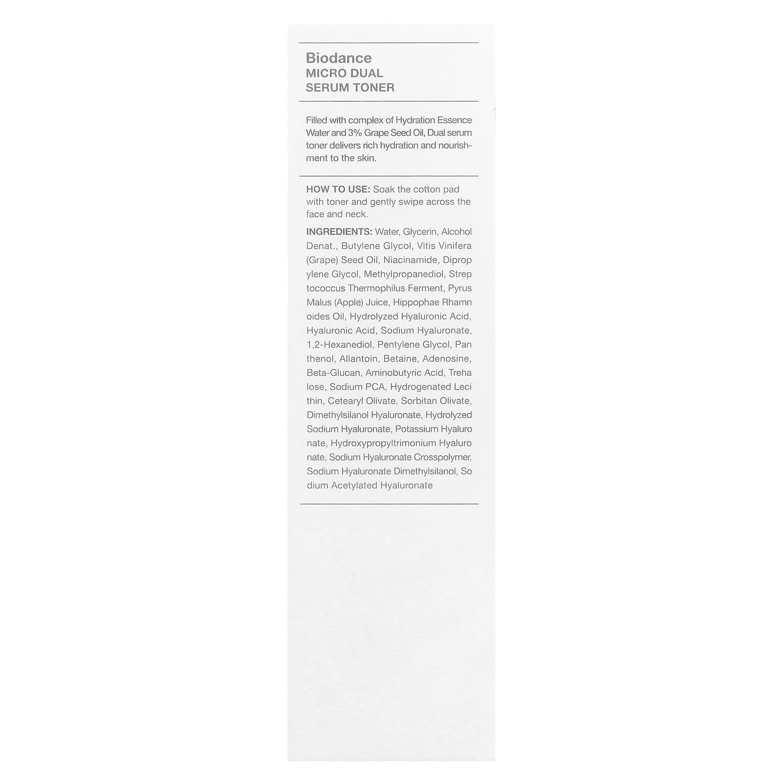 Biodance, Micro Dual Serum Toner , 5.07 fl oz (150 ml)