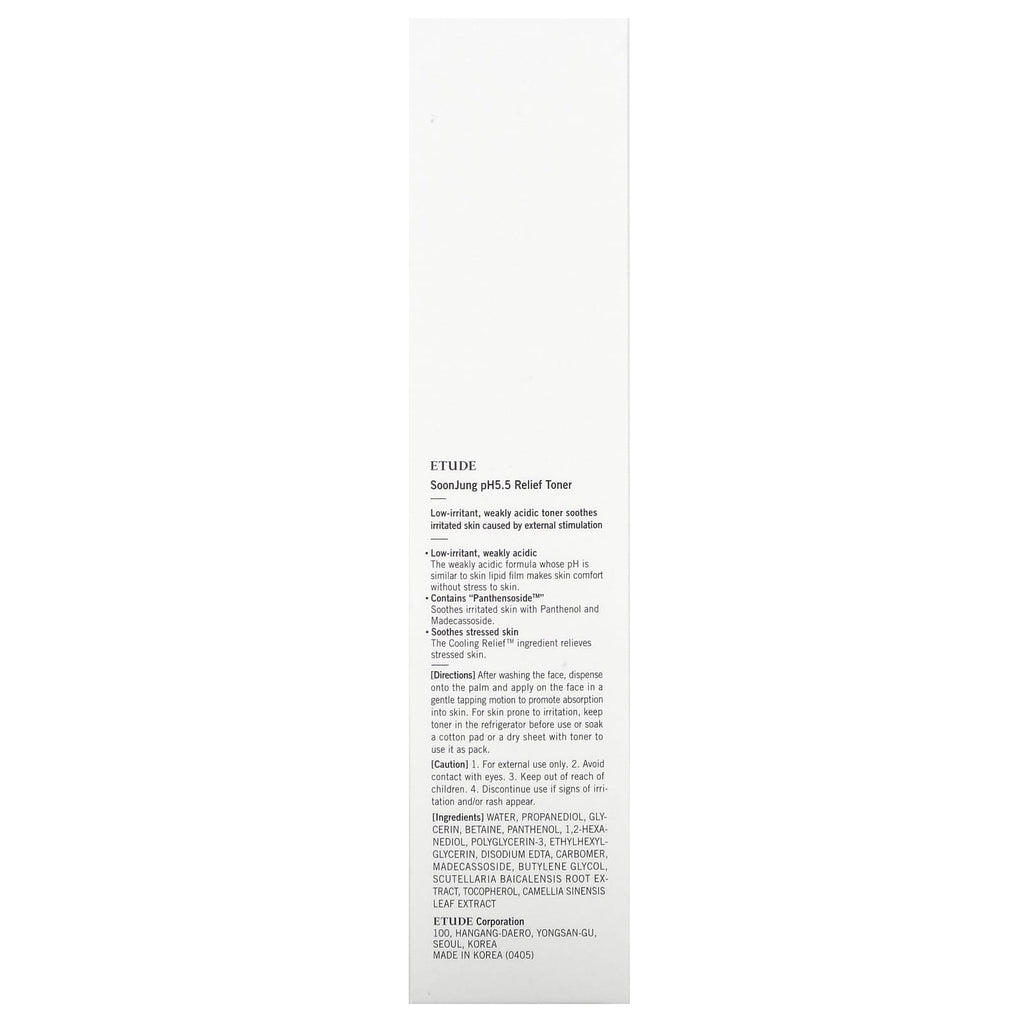 ETUDE, SoonJung, pH 5.5 Relief Toner, 6.76 fl oz (200 ml)