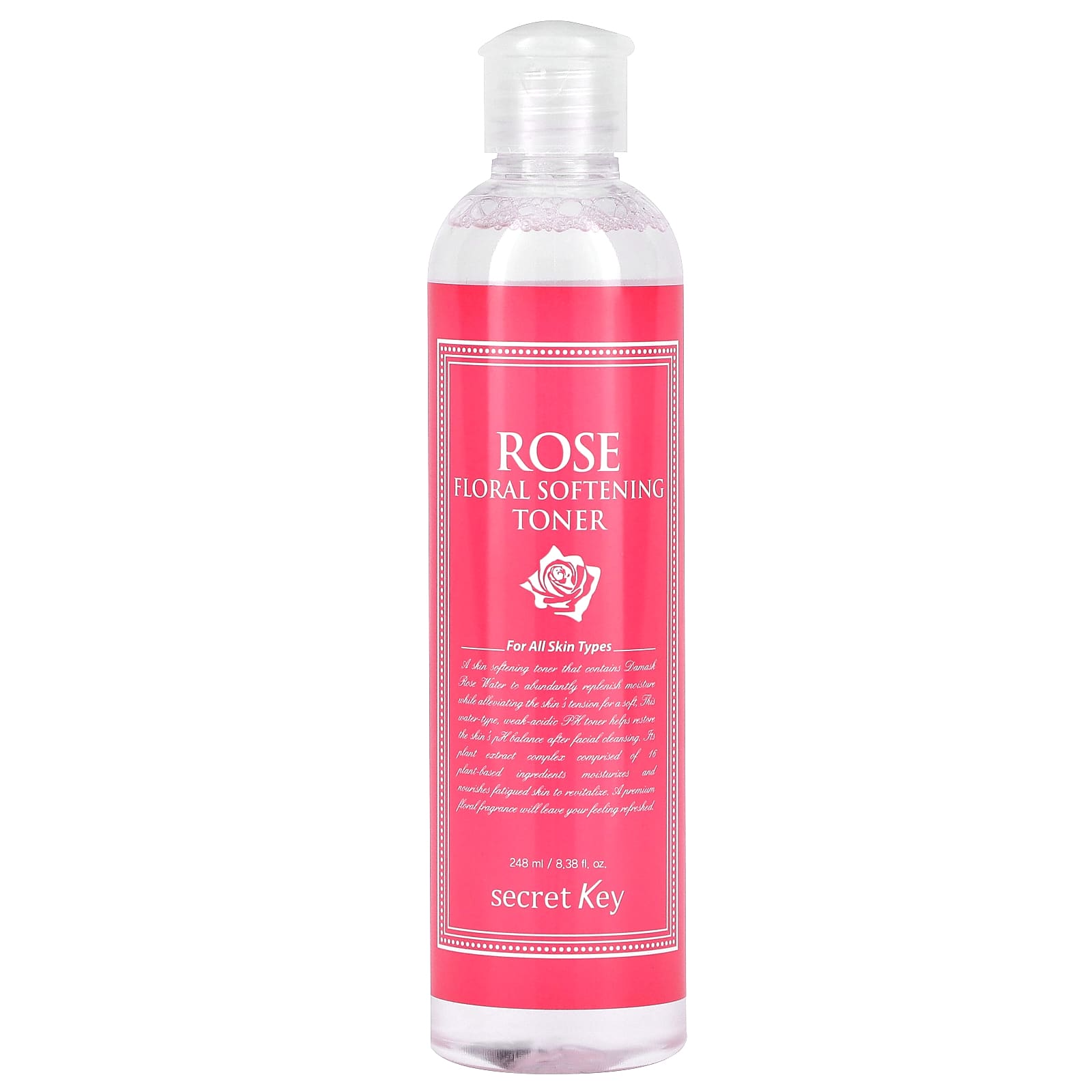 Secret Key, Floral Softening Toner, Rose, 8.38 fl oz (248 ml)