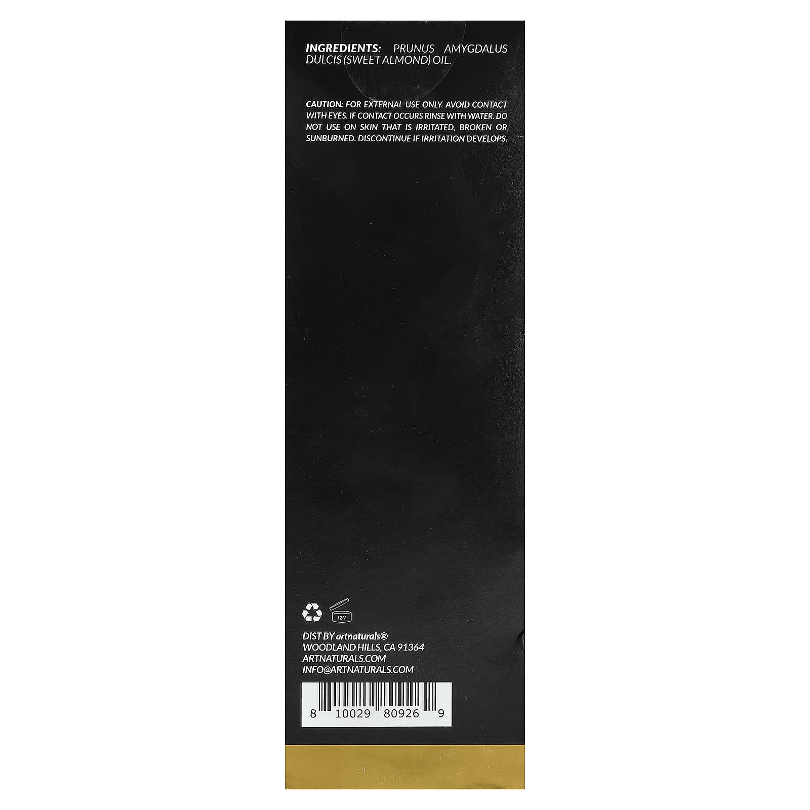 artnaturals, Pure Almond Oil, 16 fl oz (473 ml)