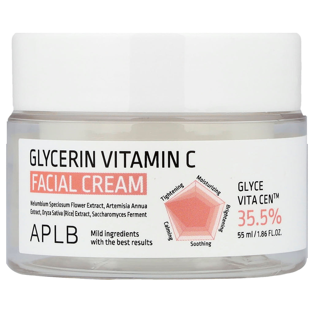 APLB, Glycerin Vitamin C Facial Cream , 1.86 fl oz (55 ml)