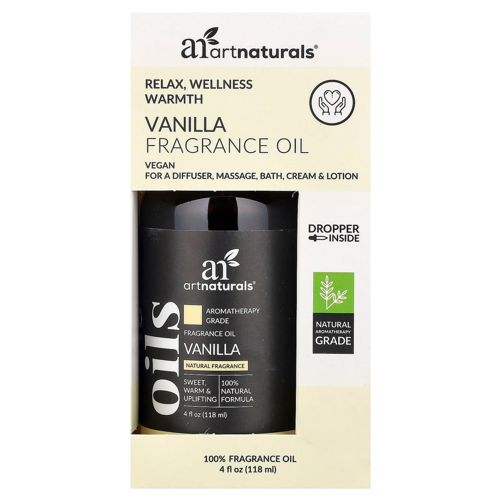 artnaturals, Fragrance Oil, Vanilla, 4 fl oz (118 ml)