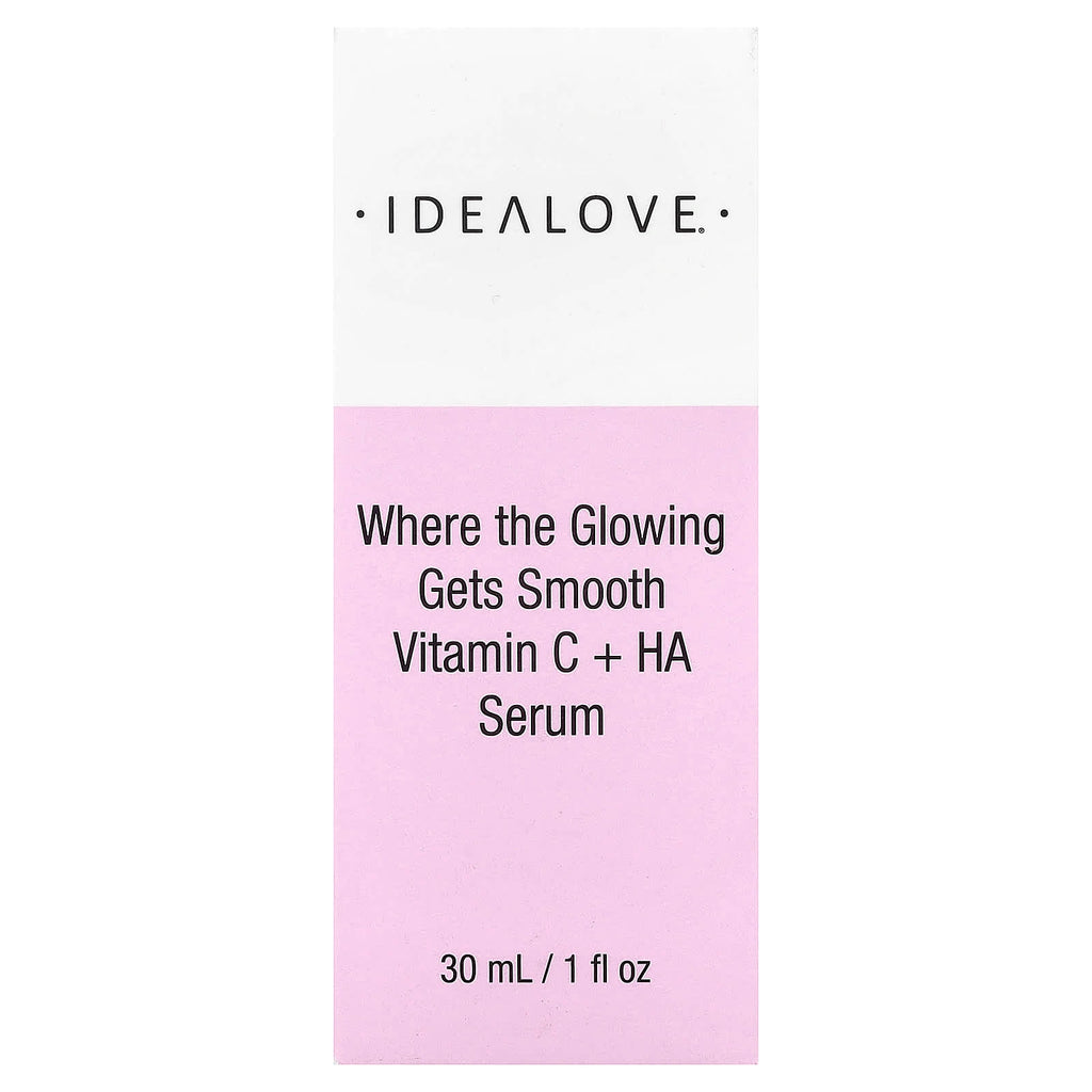 Idealove, Where the Glowing Gets Smooth, Vitamin C + HA Serum, 1 fl oz (30 ml)