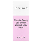 Idealove, Where the Glowing Gets Smooth, Vitamin C + HA Serum, 1 fl oz (30 ml)