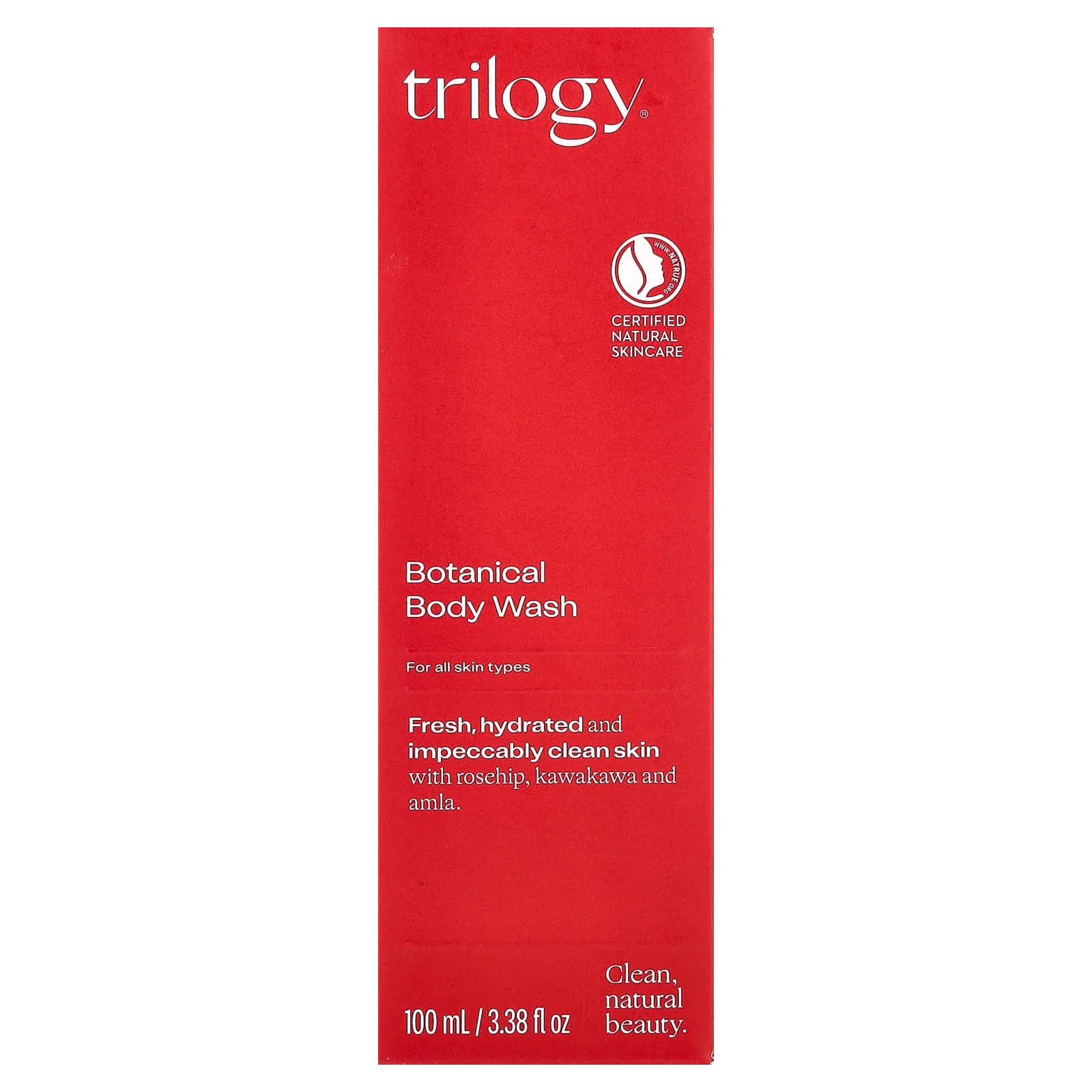 Trilogy, Botanical Body Wash, For All Skin Types , 3.38 fl oz (100 ml)