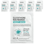 APLB, Glutathione Niacinamide Beauty Sheet Mask, 10 Sheets, 0.85 fl oz (25 ml) Each