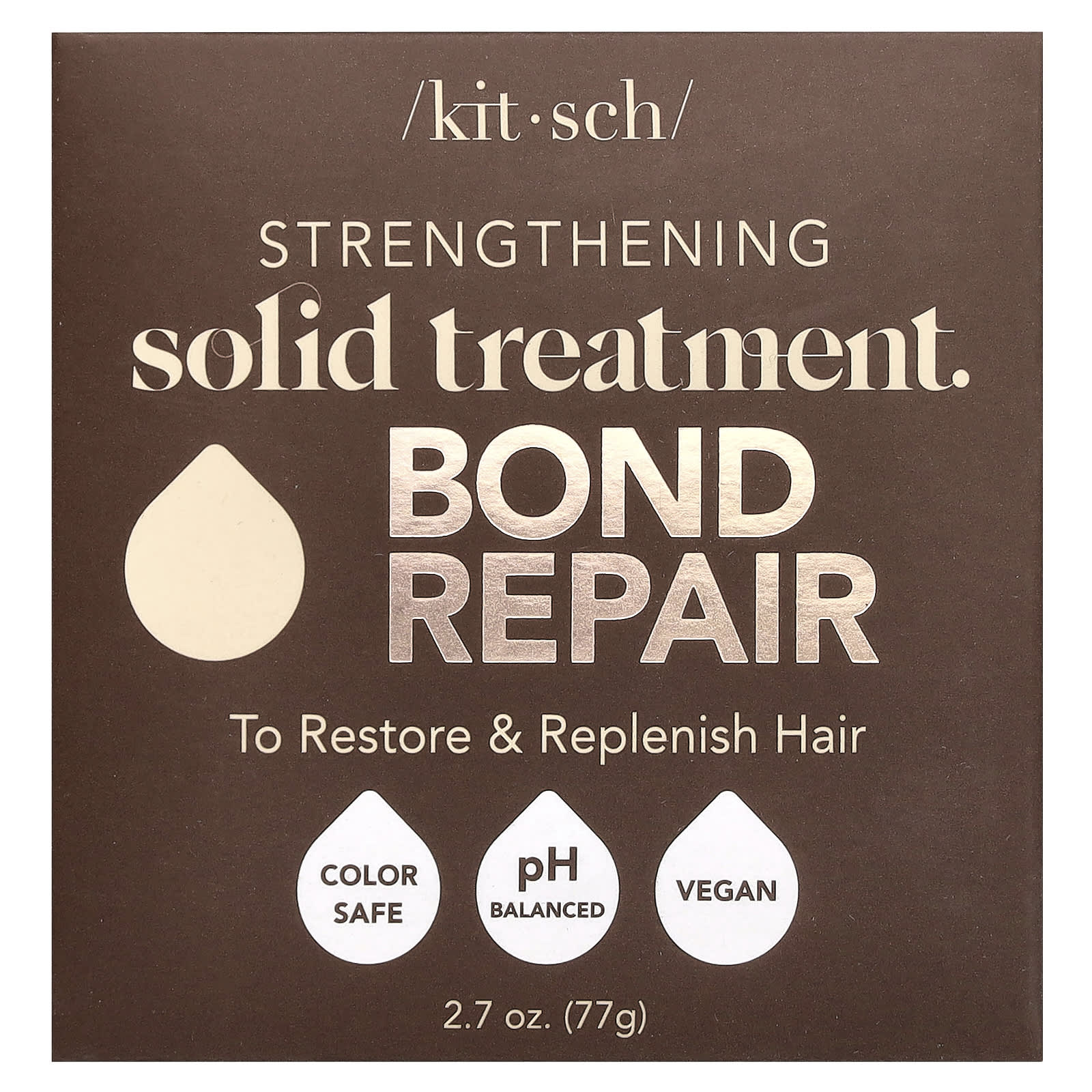 Kitsch, Strengthening Solid Treatment Bar, Bond Repair, Bamboo Flower & Ylang Ylang, 2.7 oz (77 g)