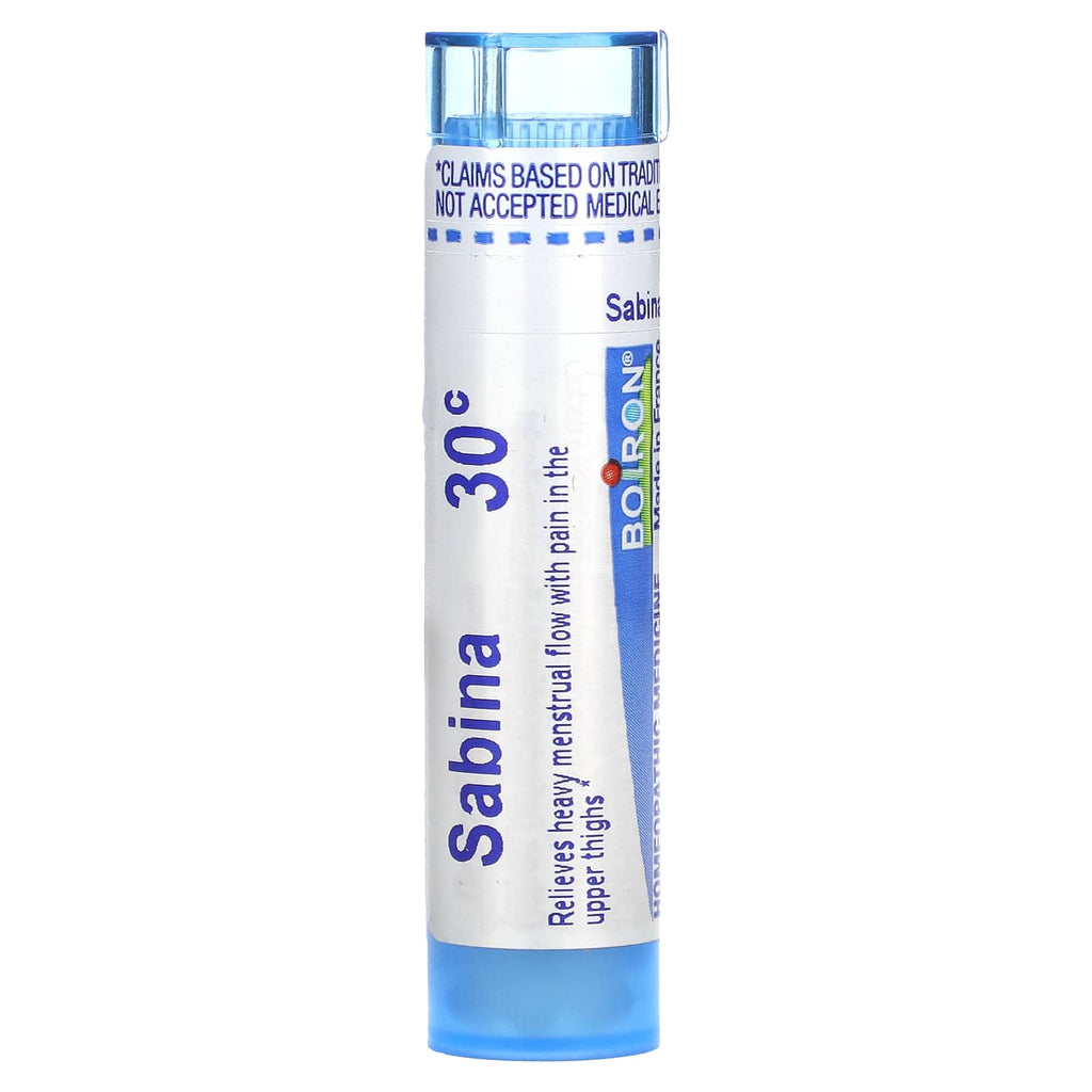 Boiron, Sabina, 30C, Menstrual Pain Relief, Approx 80 Pellets