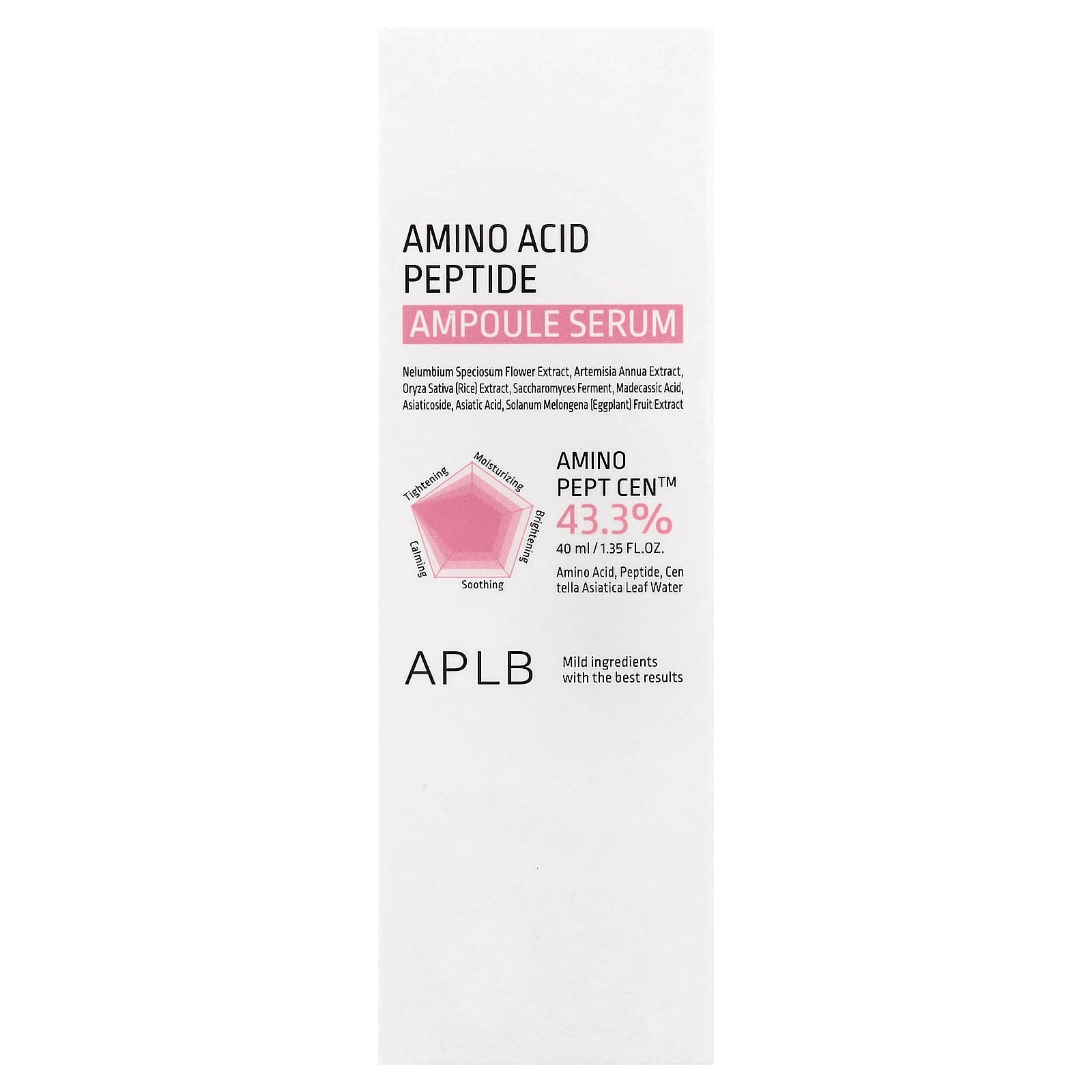 APLB, Amino Acid Peptide Ampoule Serum , 1.35 fl oz (40 ml)