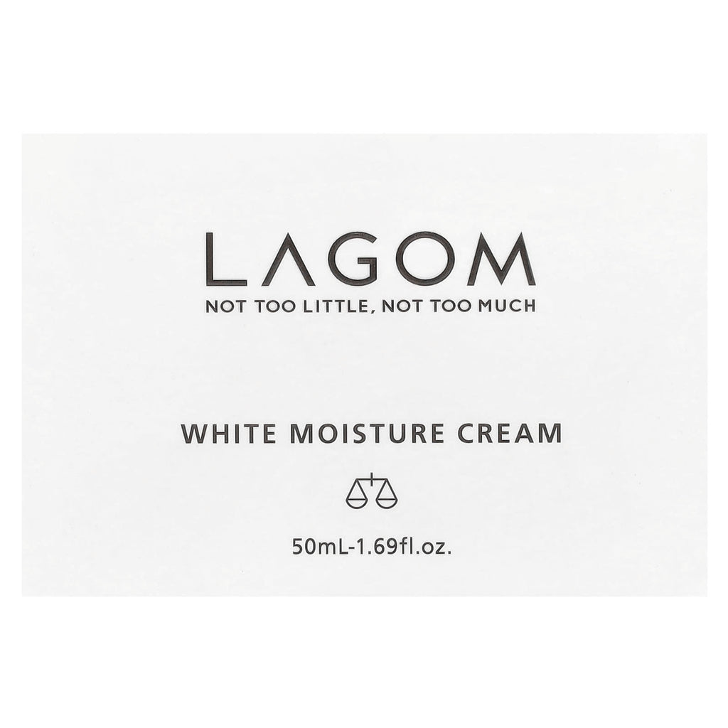 LAGOM, White Moisture Cream, 1.69 fl oz (50 ml)