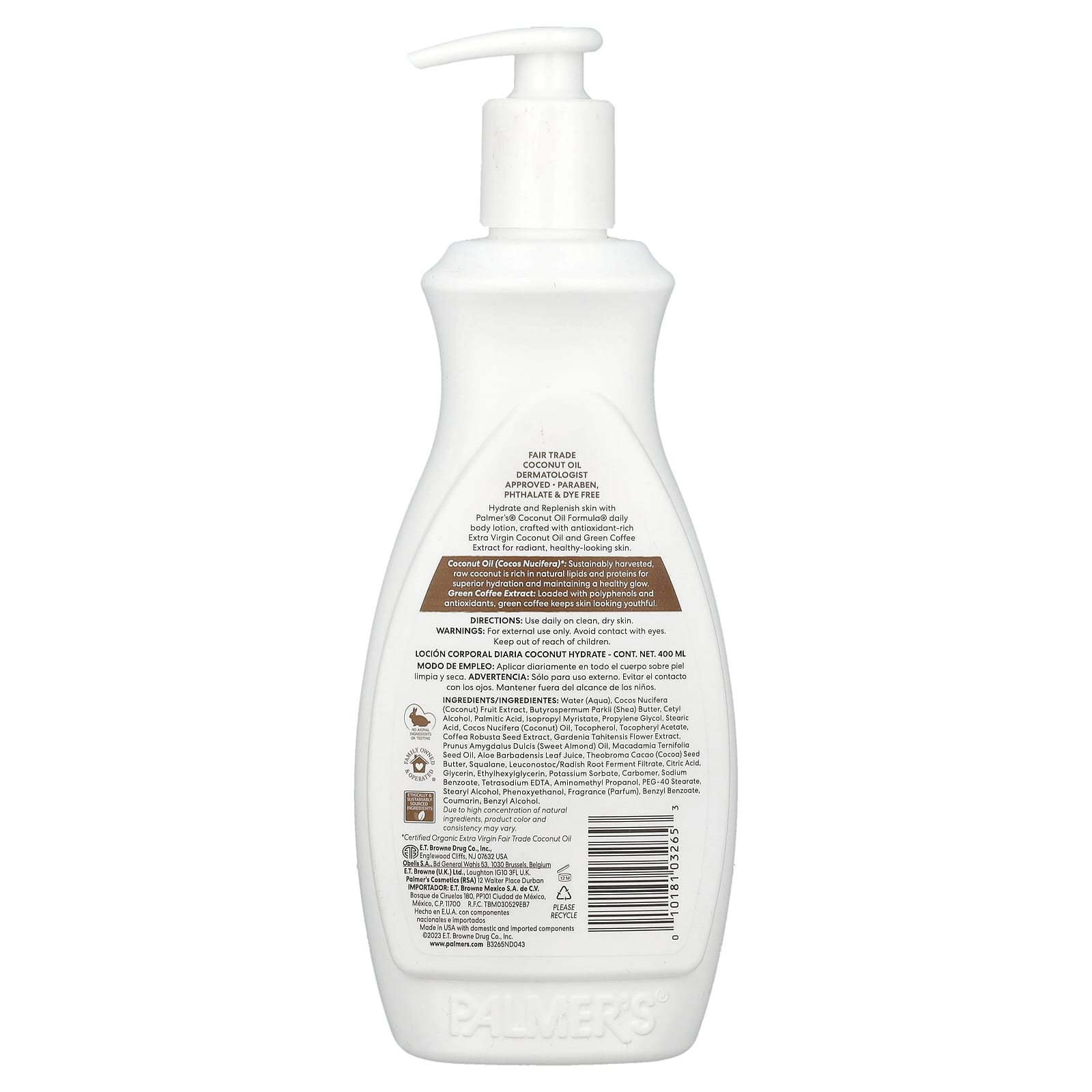 Palmer's, Coconut Hydrate, Daily Body Lotion, 13.5 fl oz (400 ml)